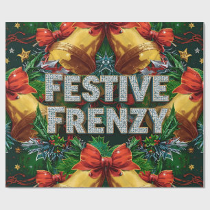 Papel De Regalo Festividad feroz maximalista