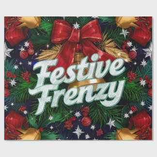 Papel De Regalo Festividad feroz maximalista