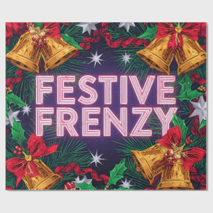 Papel De Regalo Festividad feroz maximalista