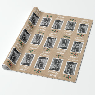Papel De Regalo Festividad navideña Feliz foto personalizada - Kra