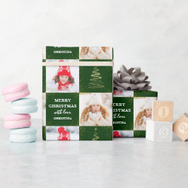 Papel De Regalo Festividad personalizada de 2 Navidades de oro ver