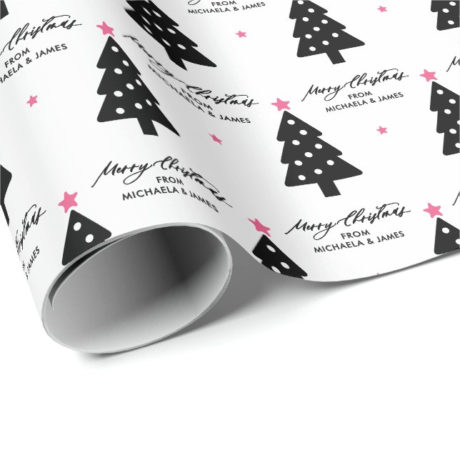Papel De Regalo Festividad personalizada de ferias navideñas y est (Esquina del rollo)