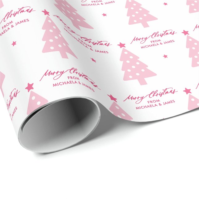 Papel De Regalo Festividad personalizada de ferias navideñas y est (Esquina del rollo)