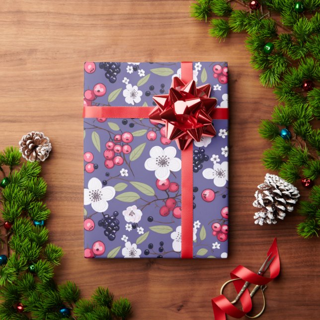 Papel De Regalo Festividad Santa Navidades Carol Gift Wrap (Regalo de vacaciones)