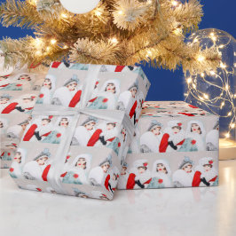 Papel De Regalo Festividades artísticas deco retro vintage señoras