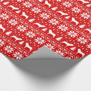 Papel De Regalo Festividades de las siluetas de las macetas napoli