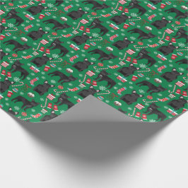 Papel De Regalo Festividades de los Navidades de Bulldog franceses