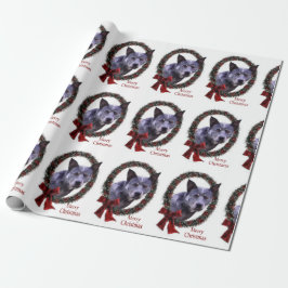 Papel De Regalo Festividades de los Navidades de ganado vacuno de 