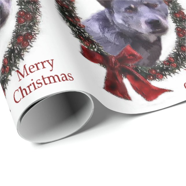 Papel De Regalo Festividades de los Navidades de ganado vacuno de  (Esquina del rollo)