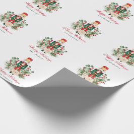 Papel De Regalo Festividades de Navidades felices de Nutcracker