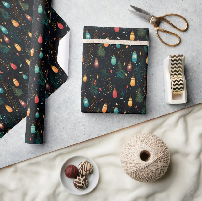 Papel De Regalo Festividades de Navidades Rústicos de feriado (Artesanía)