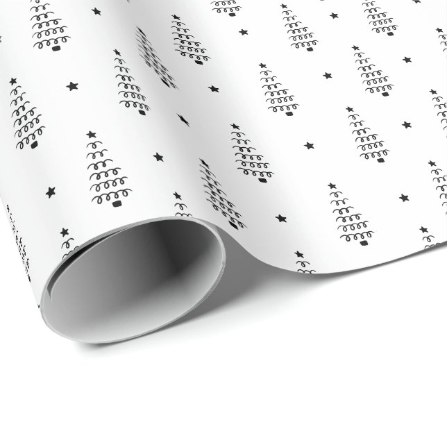 Papel De Regalo Festividades navideñas modernas (Esquina del rollo)