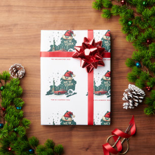 Papel De Regalo Festividades Personalizadas Del Estado De Nueva Yo