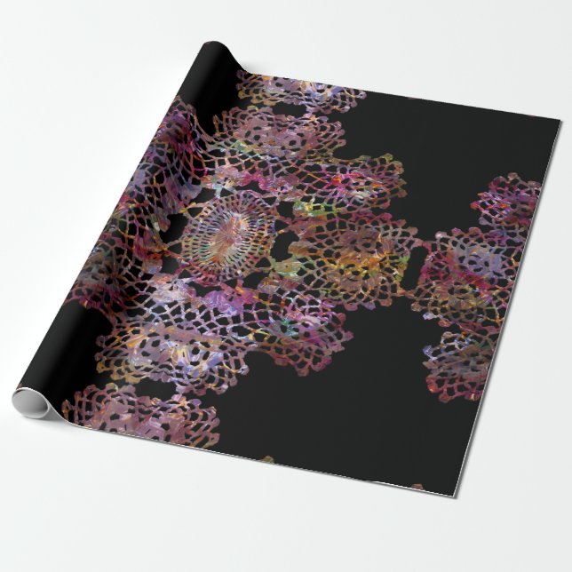 Papel De Regalo Festivo aristocrático (Desenrollado)