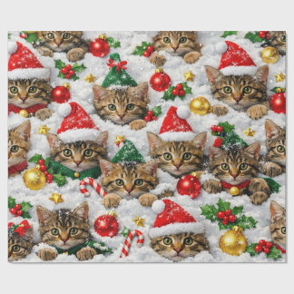 Papel de regalo Festivo Gatito País de las Maravil