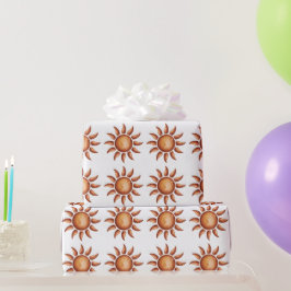 Papel De Regalo Fiesta Boho Estética Arcoíris