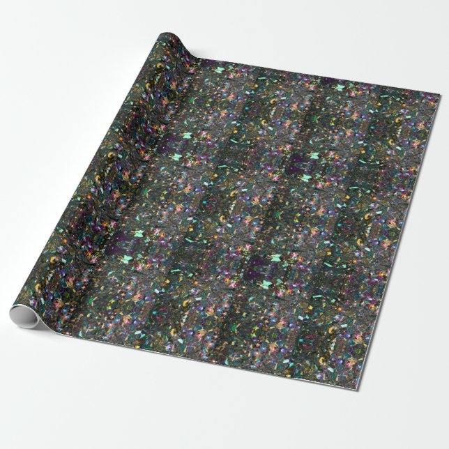 Papel De Regalo Fiesta Confetti (Desenrollado)