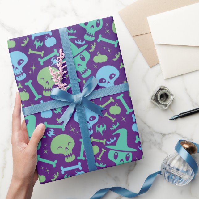 Papel De Regalo Fiesta de calaveras (Regalar)