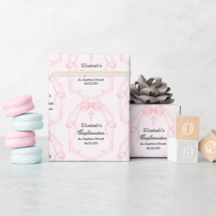 Papel De Regalo Fiesta de Confirmación Rosa Bonita Personalizada