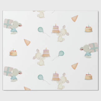 Papel De Regalo Fiesta de cumpleaños