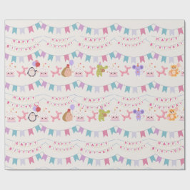 Papel De Regalo Fiesta de cumpleaños
