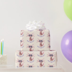 Papel De Regalo Fiesta de cumpleaños con libros personalizados de
