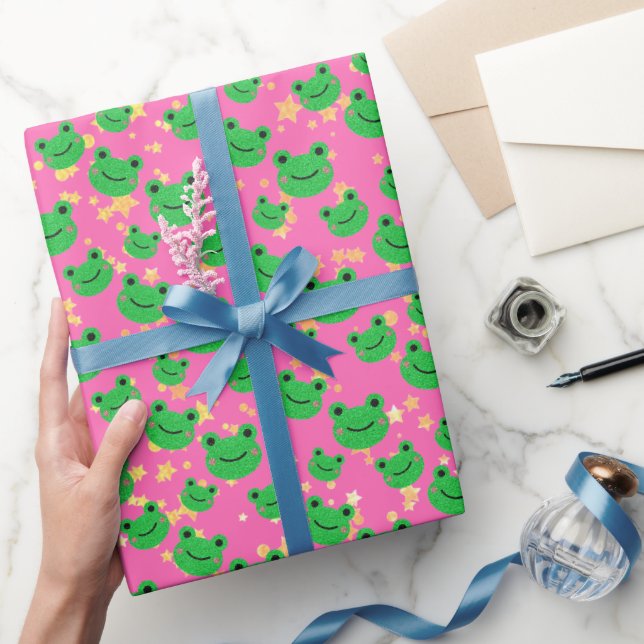 Papel De Regalo Fiesta de cumpleaños de espuma rosada caliente (Regalar)