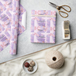 Papel De Regalo Fiesta de Cumpleaños de Hada Princesa Caprichosa
