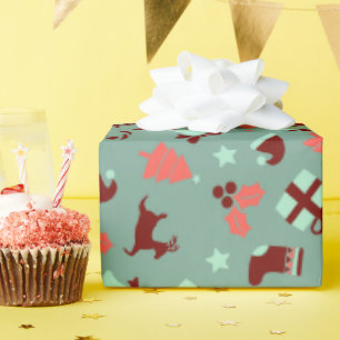 Papel De Regalo Fiesta de cumpleaños de lujo de artista festivo de