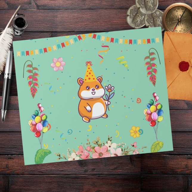 Papel De Regalo Fiesta de cumpleaños de niño con tema de martillo  (Subido por el creador)