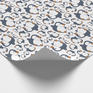 Papel De Regalo Fiesta de cumpleaños de niños de invierno de Cute