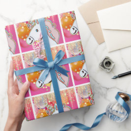 Papel De Regalo Fiesta de cumpleaños de unicornio 