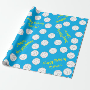 Papel De Regalo Fiesta de cumpleaños de voleibol