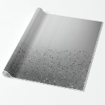 Papel De Regalo Fiesta de Cumpleaños Dulce 16 Brillante Plateado<br><div class="desc">Papel de Regalo</div>