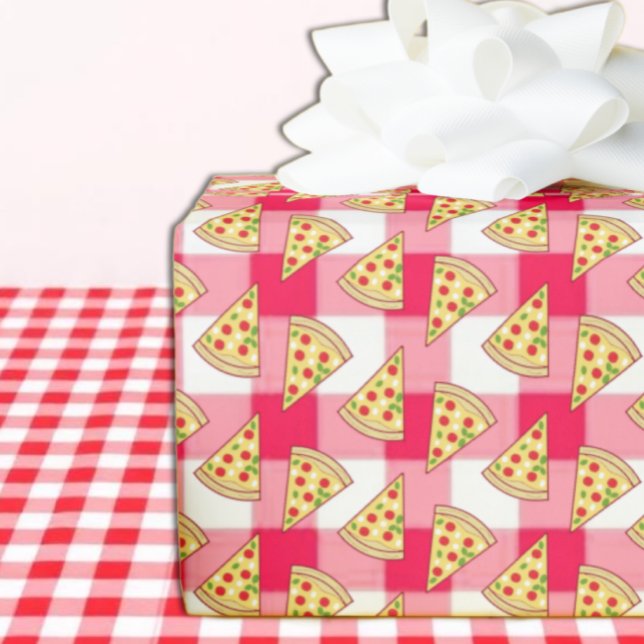 Papel De Regalo Fiesta de Cumpleaños Infantil de Pizza (Subido por el creador)
