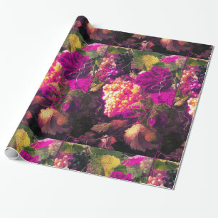 Papel De Regalo Fiesta DE DEGUSTACIÓN DE VINEYARD DE VINEYARD DE G