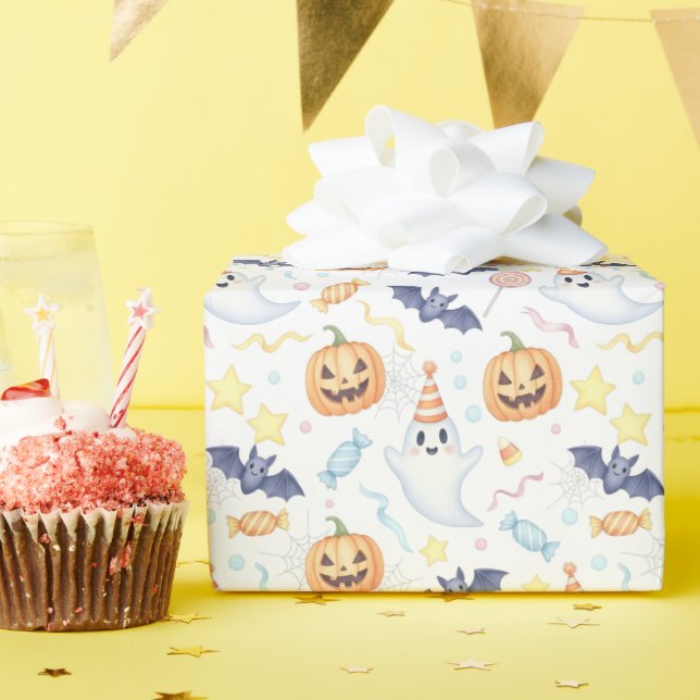 Papel De Regalo Fiesta de disfraces de Fun Halloween (Fiesta de cumpleaños )