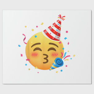 Papel De Regalo Fiesta de Emoticonos Divertidos