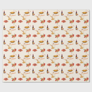 Papel De Regalo Fiesta de estilo español