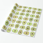 Papel De Regalo Fiesta de Frutas de Corazón de Aguacate para Baby<br><div class="desc">Papel de Regalo</div>