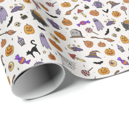Papel De Regalo Fiesta de Halloween