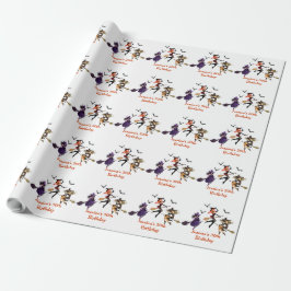 Papel De Regalo Fiesta De Halloween De Todos Los Testigos