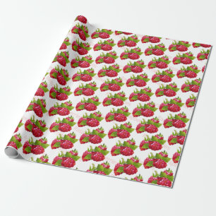 Papel De Regalo Fiesta de lata de fruta de frambuesa