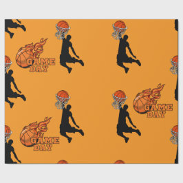 Papel De Regalo fiesta de los niños por la locura del baloncesto