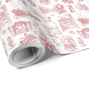 Papel De Regalo Fiesta de Navidad Chinoiserie