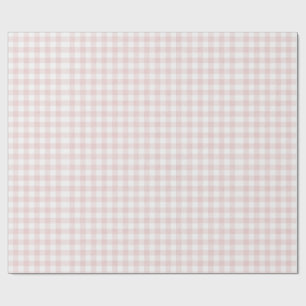 Papel De Regalo Fiesta de niñas de cuadros rosados
