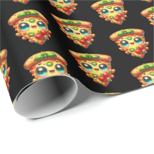 Papel De Regalo Fiesta de pizza con azulejos
