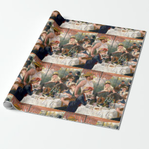 Papel De Regalo Fiesta de Renoir French Luncheon Boating