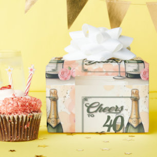 Papel De Regalo Fiesta de Salud a Años