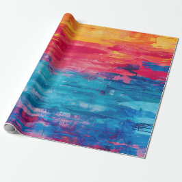 Papel De Regalo Fiesta de Soltera con Monograma Caprichoso de Alta